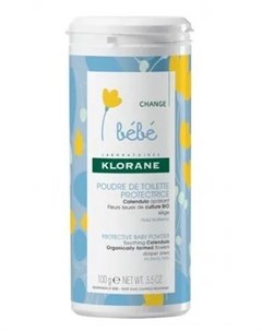 Защитная присыпка Kloran Bebe с экстрактом календулы 100мл Klorane bebe