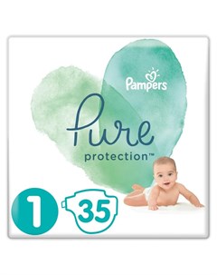 Подгузники Pure Protection Newborn 2 5кг 35шт Pampers