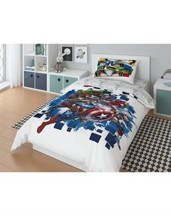 Комплект постельного белья Marvel 3 предмета с наволочкой 50х70см Нордтекс
