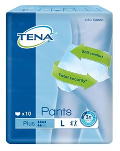 Трусы подгузники Pants Plus L 10шт Tena