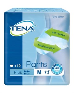 Трусы подгузники Pants Plus M 10шт Tena