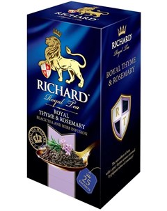 Черный чай Royal Thyme Rosemary 25 пакетиков Richard