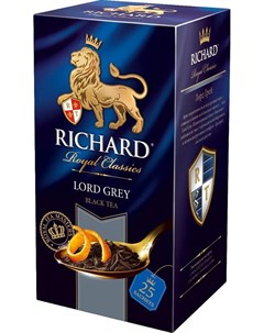 Черный чай Lord Grey 25 пакетиков Richard