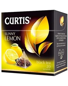 Черный чай Sunny Lemon 20 пирамидок Curtis