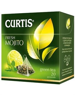 Зеленый чай Fresh Mojito 20 пирамидок Curtis