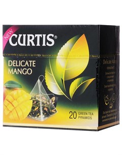 Чай зеленый Delicate Mango 20 пирамидок Curtis