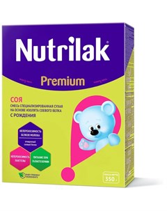 Смесь молочная Premium СОЯ 350гр Nutrilak