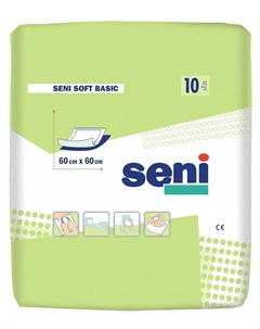 Пеленки Soft Basic 60x60см 10шт Seni