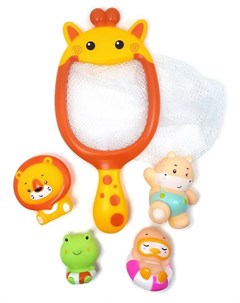 Набор игрушек для ванной Сачок Жираф Yatoya