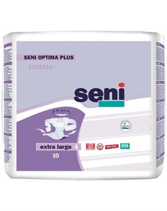 Подгузники для взрослых Optima Plus Extra Large 4 размер 105 155см 10шт Seni