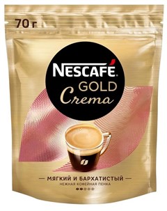 Кофе растворимый Gold Crema гранулированный 70гр Nescafe