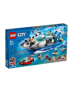 Конструктор City 60277 Катер полицейского патруля 276 деталей Lego
