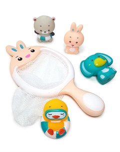 Набор игрушек для ванной Сачок Зайчик Yatoya