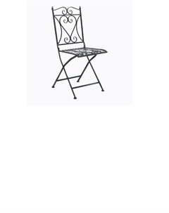 Складной прямоугольный стул тюильри черный антик черный 40 0x94 0x47 5 см Object desire