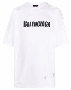 Футболка свободного кроя с логотипом Balenciaga