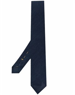Фактурный шелковый галстук Canali