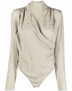 Шелковая блузка с монограммой Magda butrym
