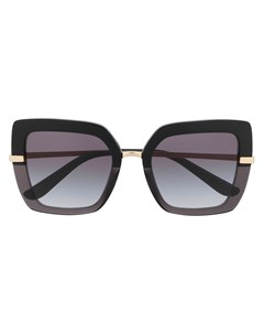 Солнцезащитные очки в квадратной оправе с принтом Dolce & gabbana eyewear