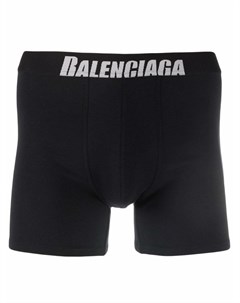 Боксеры с вышитым логотипом Balenciaga