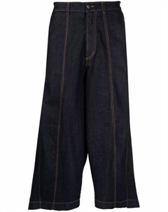 Укороченные джинсы широкого кроя Société anonyme