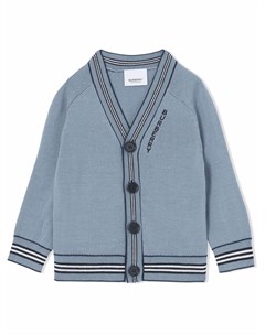 Кардиган с отделкой Icon Stripe Burberry kids