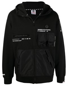 Спортивная куртка с капюшоном и логотипом Aape by a bathing ape