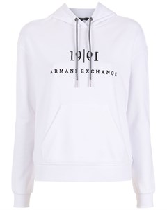 Худи с вышитым логотипом Armani exchange