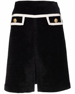 Твидовая юбка с контрастной отделкой Elisabetta franchi
