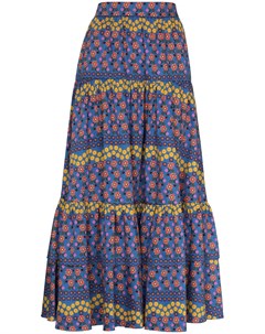 Ярусная юбка Didi с цветочным принтом Borgo de nor