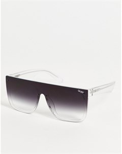 Oversized солнцезащитные очки с дымчатыми линзами и эффектом деграде Quay Quay eyewear australia