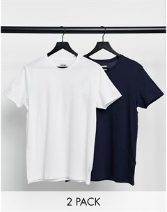 Набор из 2 футболок темно синего и белого цветов Wrangler