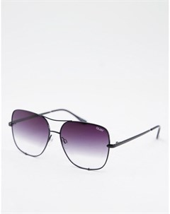 Черные выцветшие солнцезащитные очки авиаторы Quay Quay eyewear australia