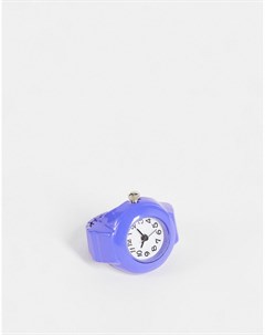 Фиолетовые часы кольцо в стиле 90 х Designb london