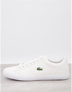 Белые парусиновые кроссовки Lerond BL 2 Lacoste