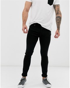 Черные супероблегающие джинсы French connection