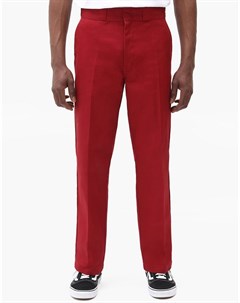 Красные брюки классического кроя в рабочем стиле 874 Dickies
