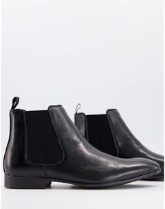 Черные ботинки челси в строгом стиле Truffle collection