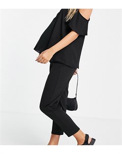 Черные брюки галифе с защипами ASOS DESIGN Maternity Asos maternity