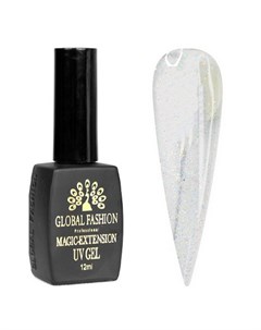 Гель для наращивания ногтей Magic Extension 01 с шиммером 12 мл Global fashion