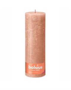 Свеча Rustic 30х10 см Shine сливочная карамель Bolsius