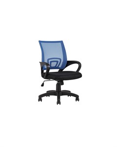 Кресло офисное topchairs simple синее синий 56x96x56 см Stool group