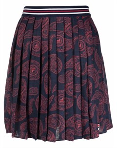 Плиссированная мини юбка с принтом пейсли Fila