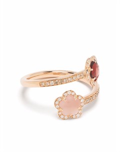 Кольцо Figlia dei Fiori из розового золота с камнями Pasquale bruni
