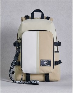 Бежевый рюкзак из капсульной коллекции x Timberland Tommy hilfiger