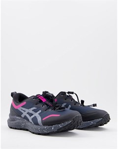 Темно синие кроссовки с розовыми вставками Running Gel Cumulus 23 Asics