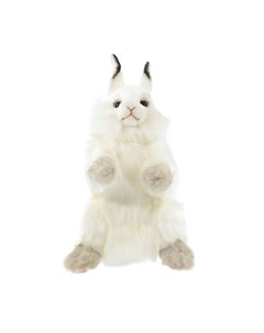 Игрушка мягкая Hansa Белый кролик на руку 34 см Hansa creation