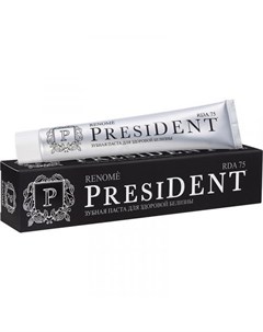 Зубная паста Black для интенсивного отбеливания 50 мл President