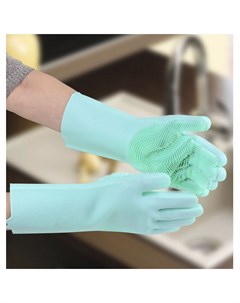 Перчатки для мытья посуды силиконовые Daprivet