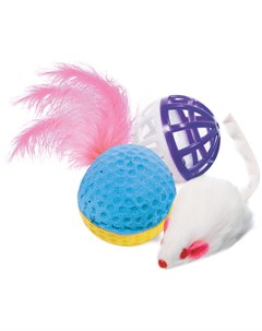 Набор игрушек XW0028 мяч мышь шар для кошек Мяч мышь шар Триол