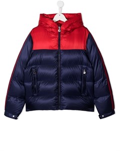 Пуховик в двух тонах Moncler enfant